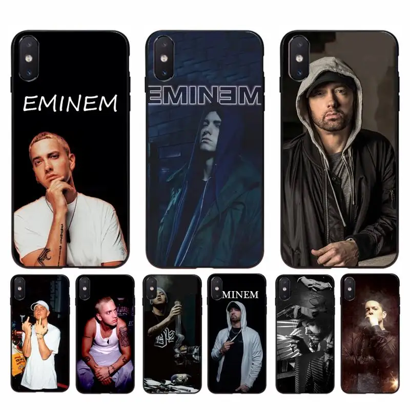 Роскошный Уникальный чехол для телефона Babaite Rapper Eminem iphone 13 11 Pro Max X XS MAX 6 6s 7 8 plus 5 5S 5SE