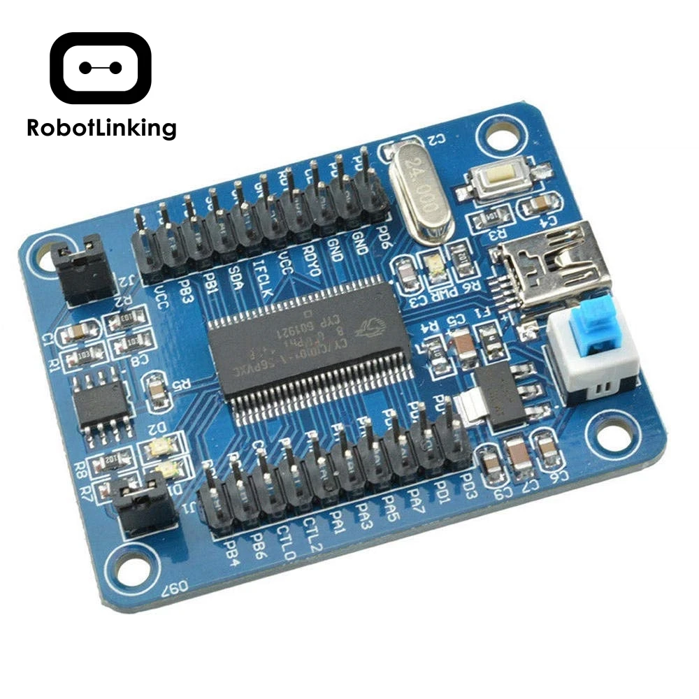 Макетная плата CY7C68013A 56 EZ USB FX2LP USB2.0 develoe модуль логического анализатора