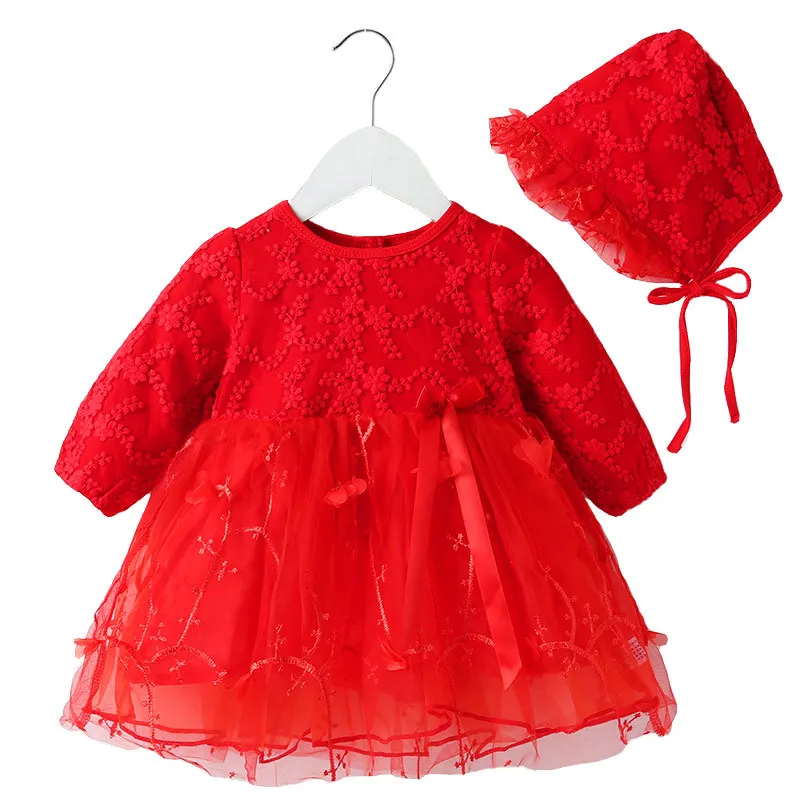 

Newborn Baby Girls Dress Clothes Cotton Lace Princess Baby Baptism Dress Infant Christening 1st Birthday Dresses Outfit Vestidos