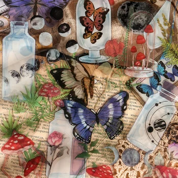 

Mohamm 20Pcs The Shape Of The Mountain Series Stickers Decoration Scrapbooking Paper Creative School Supplies