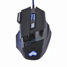 5500 dpi светодиодный Оптическая Проводная игровая мышь USB 7 кнопок геймерские компьютерные мыши ультра-точное Колесо прокрутки мышь для ноутбуков Мыши ПК