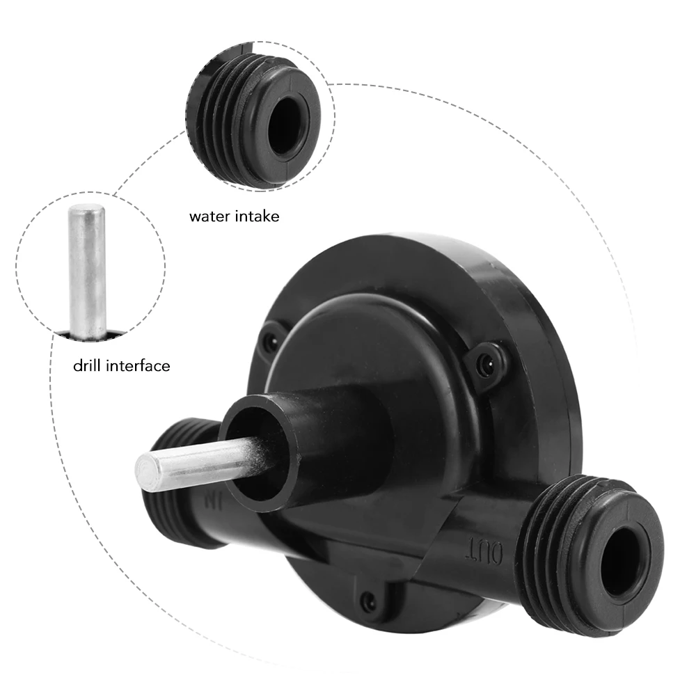 1/" Диаметр хвостовика ручная дрель насос микро самовсасывающий центробежный насос Бытовая маленькая электрическая дрель водяной насос для дрели