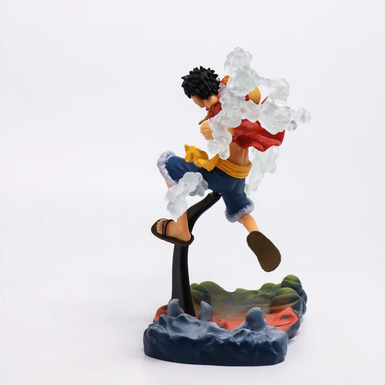 

One Piece/One Piece Straw Hat Pirates Group Captain Modeling King Second Gear Fire Fists Luffy Boxed Garage Kit