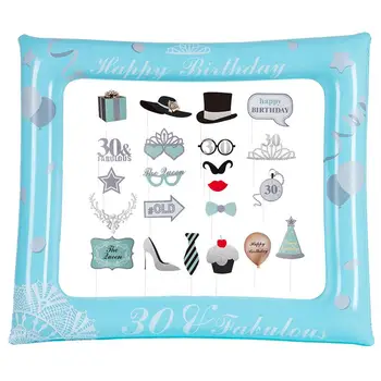 

1 Set of Party Picture Frame Party Supplies Inflatable Photo Frame Photo Booth Prop PVC Frame for Party Home