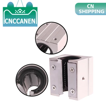 

1pc 10/13/12/16/20/25/30/40/50mm linear rail SBR12UU SBR16UU SBR20UU SBR25UU SBR30UU Linear Ball Bearing Block CNC Router