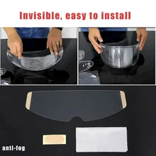 Clear Pinlock Anti-fog Patch Motorcycle Full Face Helmet Generic For K3 K4 AX8 LS2 HJC Marushin Helmets Lens Anti-fog Visor 100% original ls2 ff390 breaker motorcycle helmet chrome mirror lens smoke colorful silver visor with anti fog pinlock holes