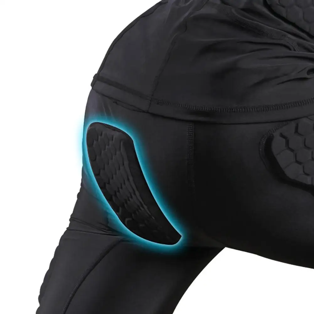 Anti-collision Men Soccer Football Basketball Padded Protection Shorts