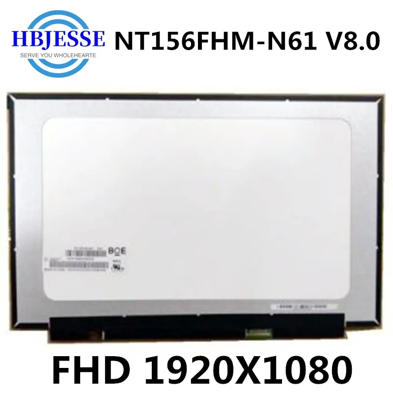 Nueva Pantalla IPS Compatible Con NT156FHM N62 V8.0 N61 V8.0, N63