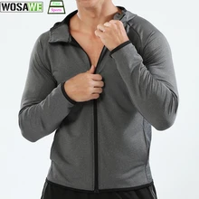 BARBOK, мужская спортивная толстовка с капюшоном, куртка, Быстросохнущий эластичный спортивный костюм, одежда для спортзала, фитнеса, бега, бега, спортивная одежда