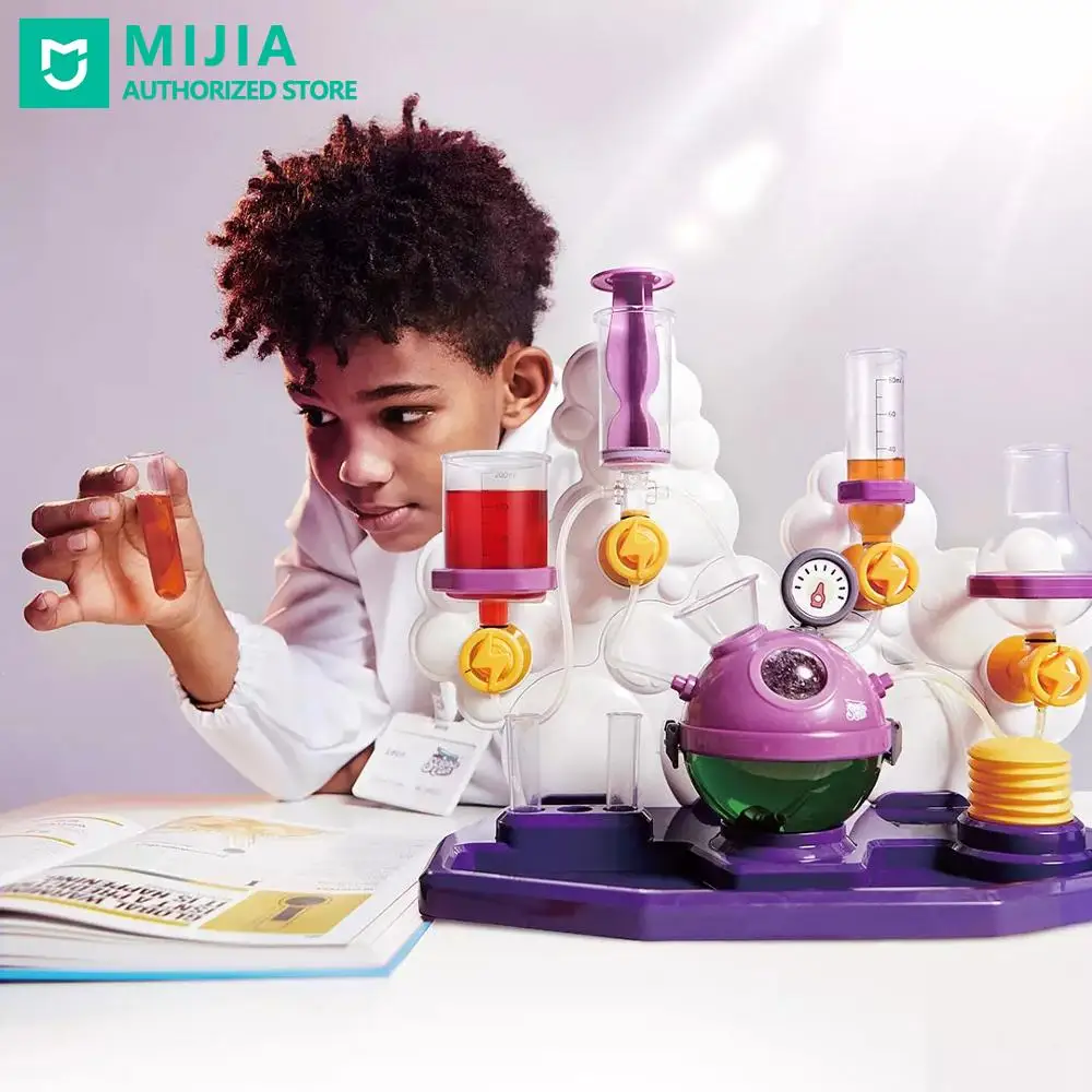 

Xiaomi Science can Bubble Super Science Experiment Set Educational Equipment Chemistry Laboratory Glassware DIY Kit Toy For Kids