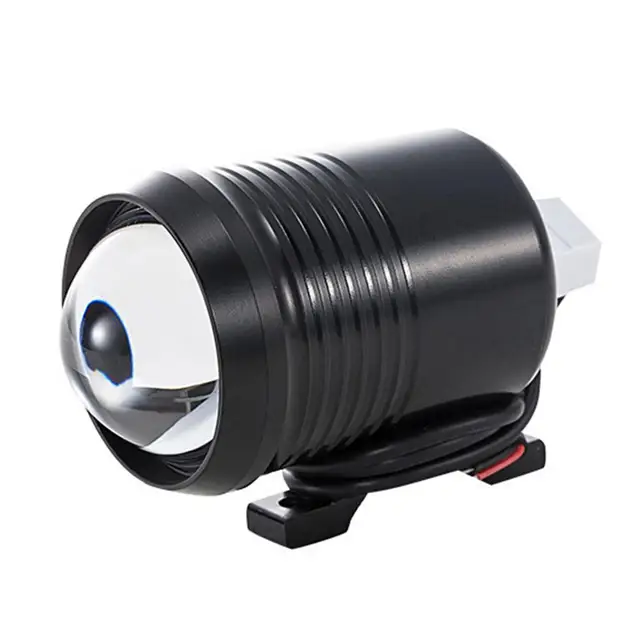 10W High-power Led Light Motorcycle Electric Spotlight For Car Daytime Running Lights Automobiles Strobe Flash Lamp Work Light Black