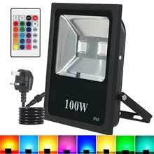 Пересекающаяся заглушка Проектная лампа достаточно ватт подсветка Ландшафтная лампа 100 Вт рекламная проекционная лампа RGB дворовая St