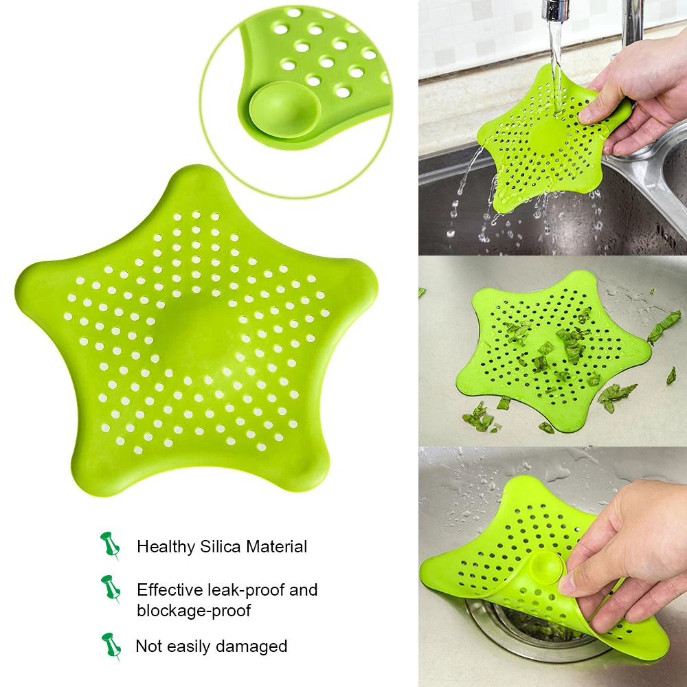 

Creative Kitchen Drains Sink Strainers Filter Sewer Drain Hair Colander Bathroom Cleaning Tool Kitchen Sink Accessories Gadgets