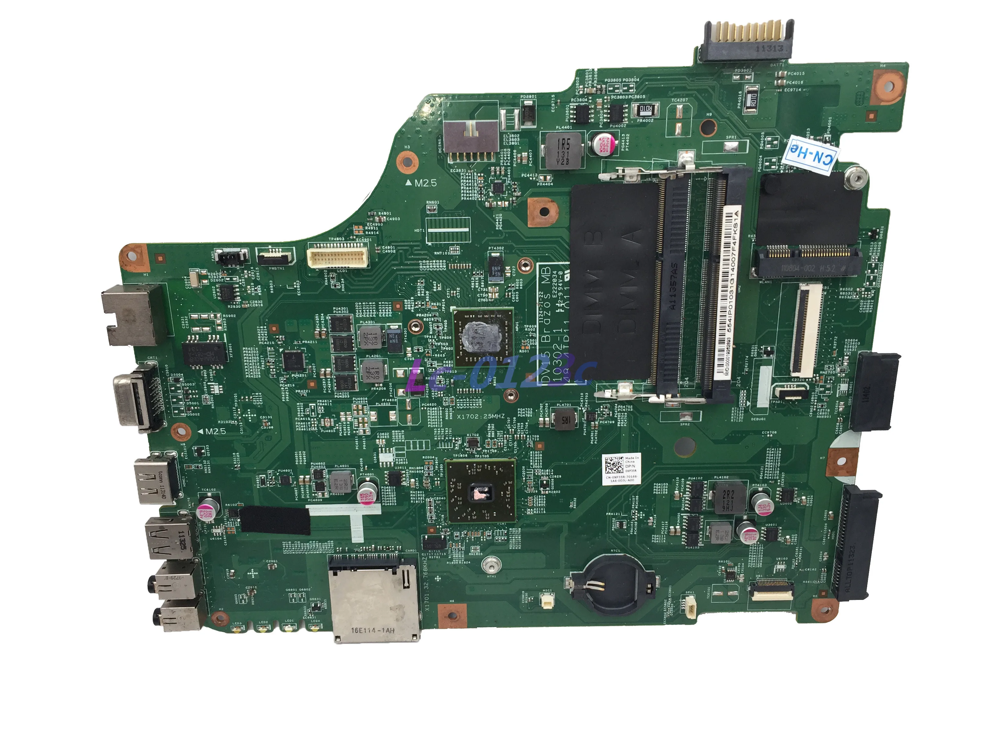 Fulcol для DELL Inspiron M5040 Материнская плата ноутбука CN-0XP35R 0XP35R XP35R W/cpu E450 DDR3 | Компьютеры и