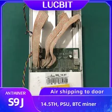 

LUCBIT Asic Bitcoin Miner Antminer s9j 14.5th/s Used Mining Machine with PSU in Stock