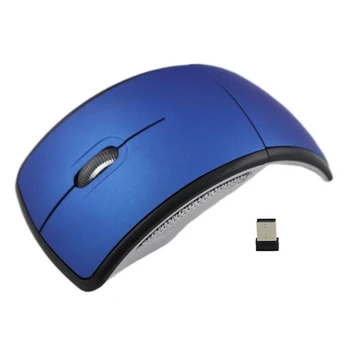

Draadloze Muis Stille Computer Muis 2.4 GHz Foldable Wireless Bluetooth Non-Slip Mouse Voor for Pc with Mini USB Receiver