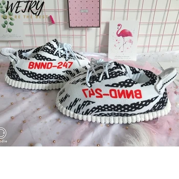 

Women/Men Winter Slippers Unisex One Size 35-43 Warm Home Slippers plush unisex sneaker warm indoor women men Slippers