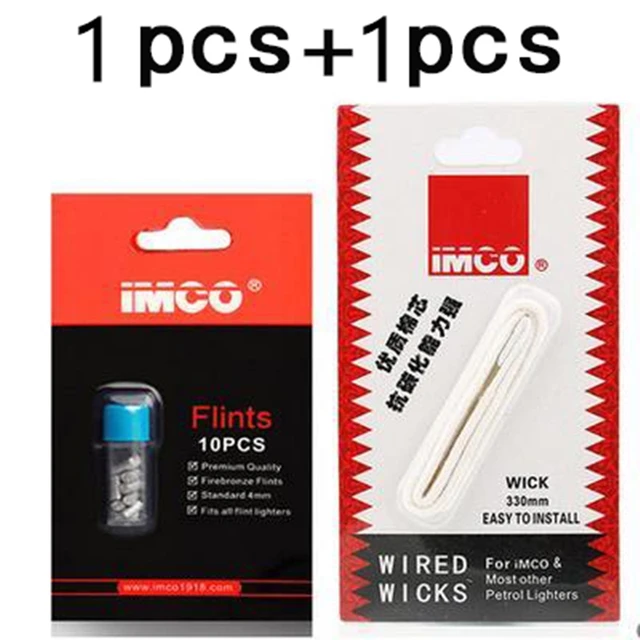 NEW (1918 to 2018) IMCO Flint Gasoline Lighter 100th Anniversary Nostalgic Limited Edition Cigarette Series (1918 to 2018) Flint cotton core