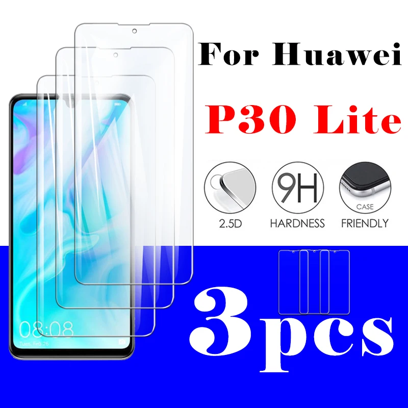 P30 lite Защитное стекло для huawei p30lite светильник протектор экрана Закаленное стекло пленка 9h 1 до 3 шт