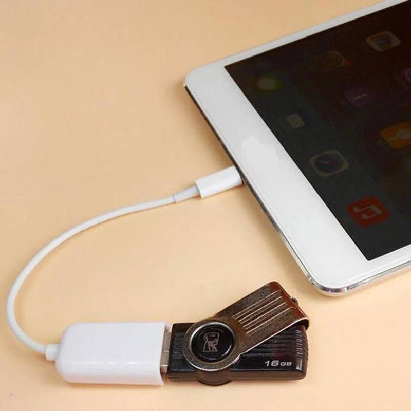 

OTG adapter for Iphone IPAD IOS to USB Cable Adapter for Camera SD card reader Keyboard Headset Microphone Flash Drive