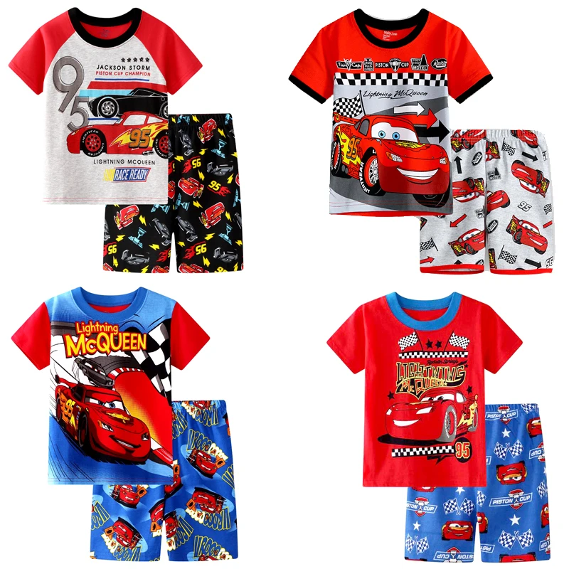 Детская одежда для мальчиков и девочек детские пижамы с Микки Маусом летний