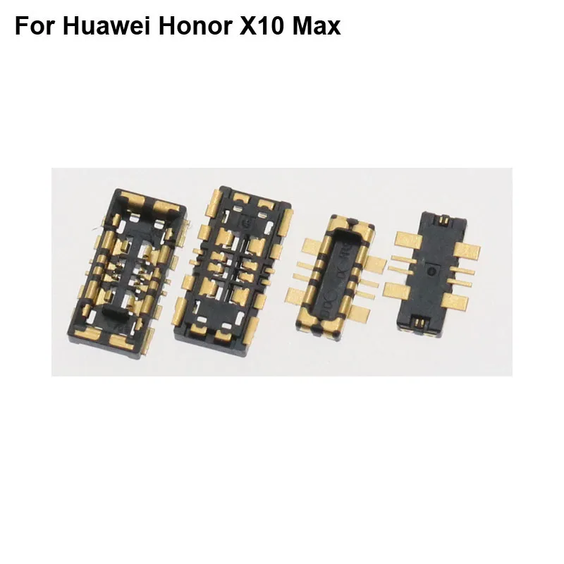 2 шт. для Huawei Honor X10 MAX внутренний FPC Разъем Держатель аккумулятора зажим контактные