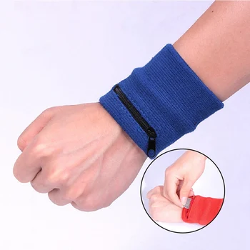 

2PCS Arm Bags Sports Wrist Coin Purse Unisex Zipper Running Gym Cycling Wallets Invisible Hand Bags Sweatband Pouch Pockets
