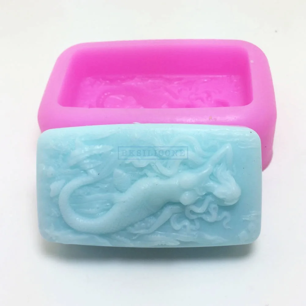 New Molded Silicone Cake Candy Fairy Mermaid fondantsoap Bakery Kitchen Accessories Tool