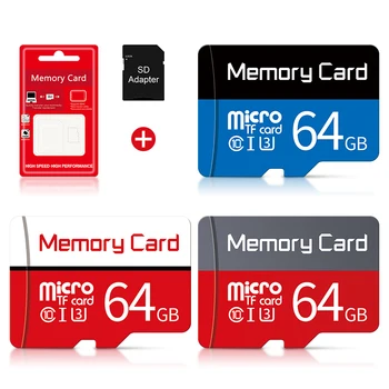 

100% Real Capacity Flash Memory Card Micro SD Card 64GB TF Card For Smart Phone Tablet gift adapter