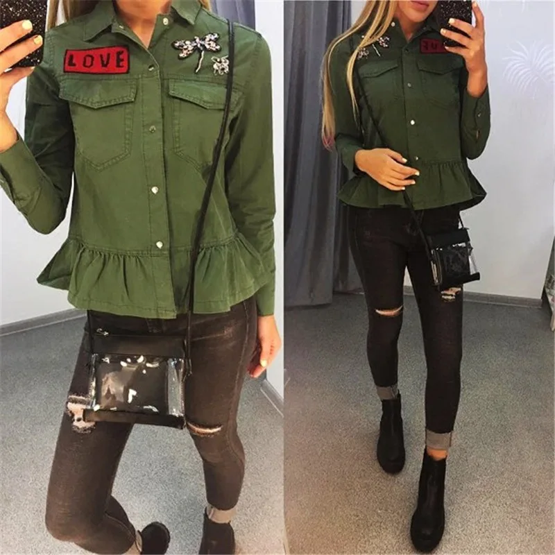 

2018 Spring New Style European And American-Style Hot Selling Female Coat Supply