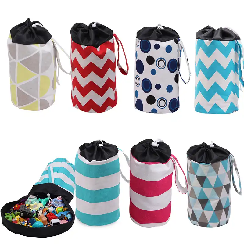 drawstring toy storage bag