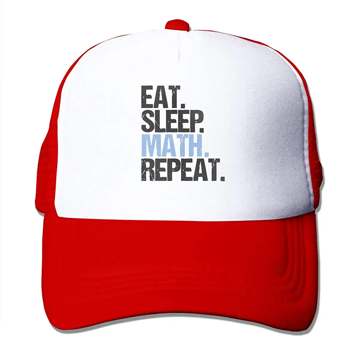 Унисекс Кепка водителя грузовика Eat Sleep Math Repeat-1 Женская Регулируемая сетчатая Кепка новейшая задняя Кепка