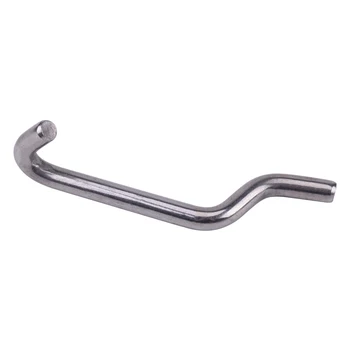 

Silver Stainless Steel Tailgate Tail Locker Extender Air Vent Lock Latch Standoff Fit For VW T4 T5 T6