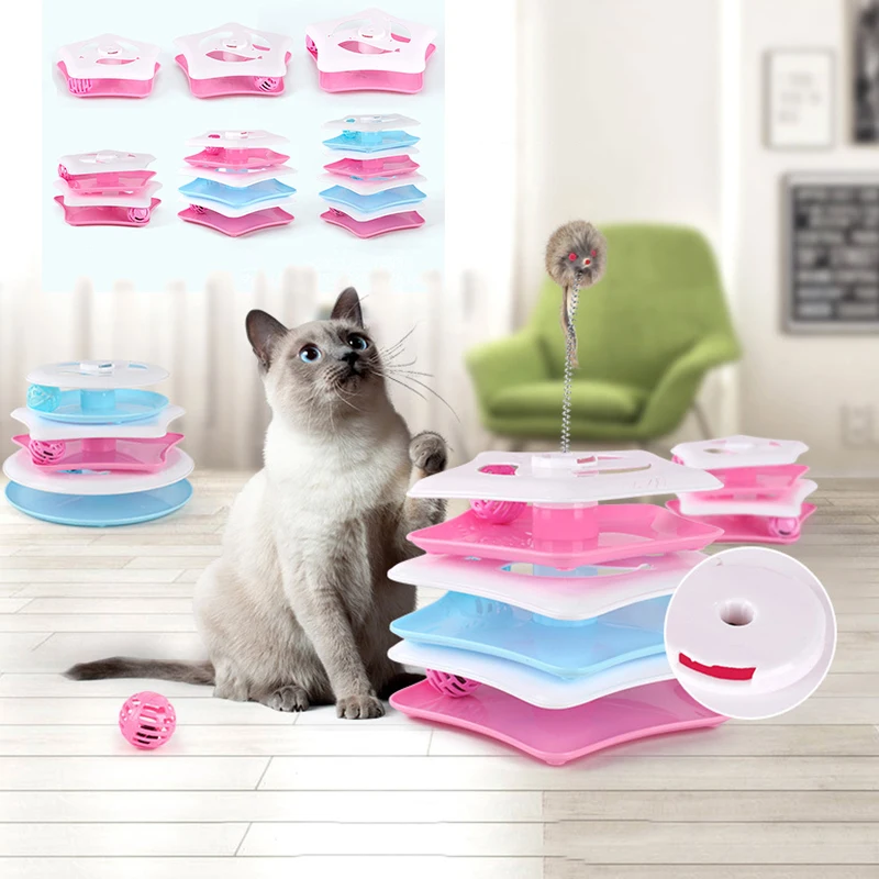 Pet Cat мячик-мышь игровой диск интерактивная доска игрушки тарелка Забавный игрушечный поворотный стол