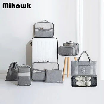 

Mihawk Waterproof Travel Clothes Storage Bag women's Makeup Luggage Leisure Electronic Cable Case Underwear Pouch Accessories