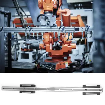 

Linear Guide Rail Bearing Steel HGR20-500mm with 2Pcs Slider Block for Automatic Devices