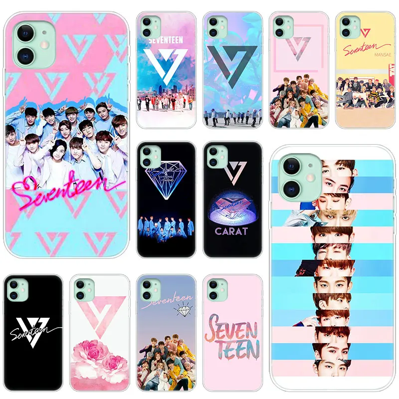 Хит продаж мягкий силиконовый чехол Seventeen JUN DK JOSHUA kpop для Apple iPhone 11 Pro XS Max X XR 6 6s 7 8 Plus