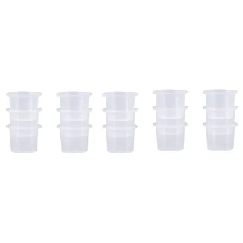 

1000 Pcs Disposable White Tattoo Pigments Cups Caps Permanent Makeup Ink Cups L/M Size 8/11MM Tattoo Pigment tool