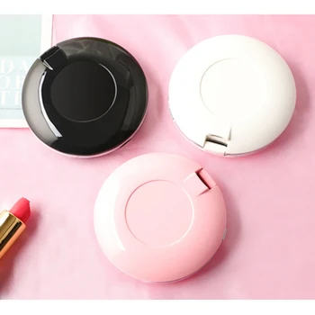 

Portable LED Lighted Mini Makeup Mirror 3X Expand Double Hand Magnify Handheld Folded USB Charging Beauty Makeup Mirror