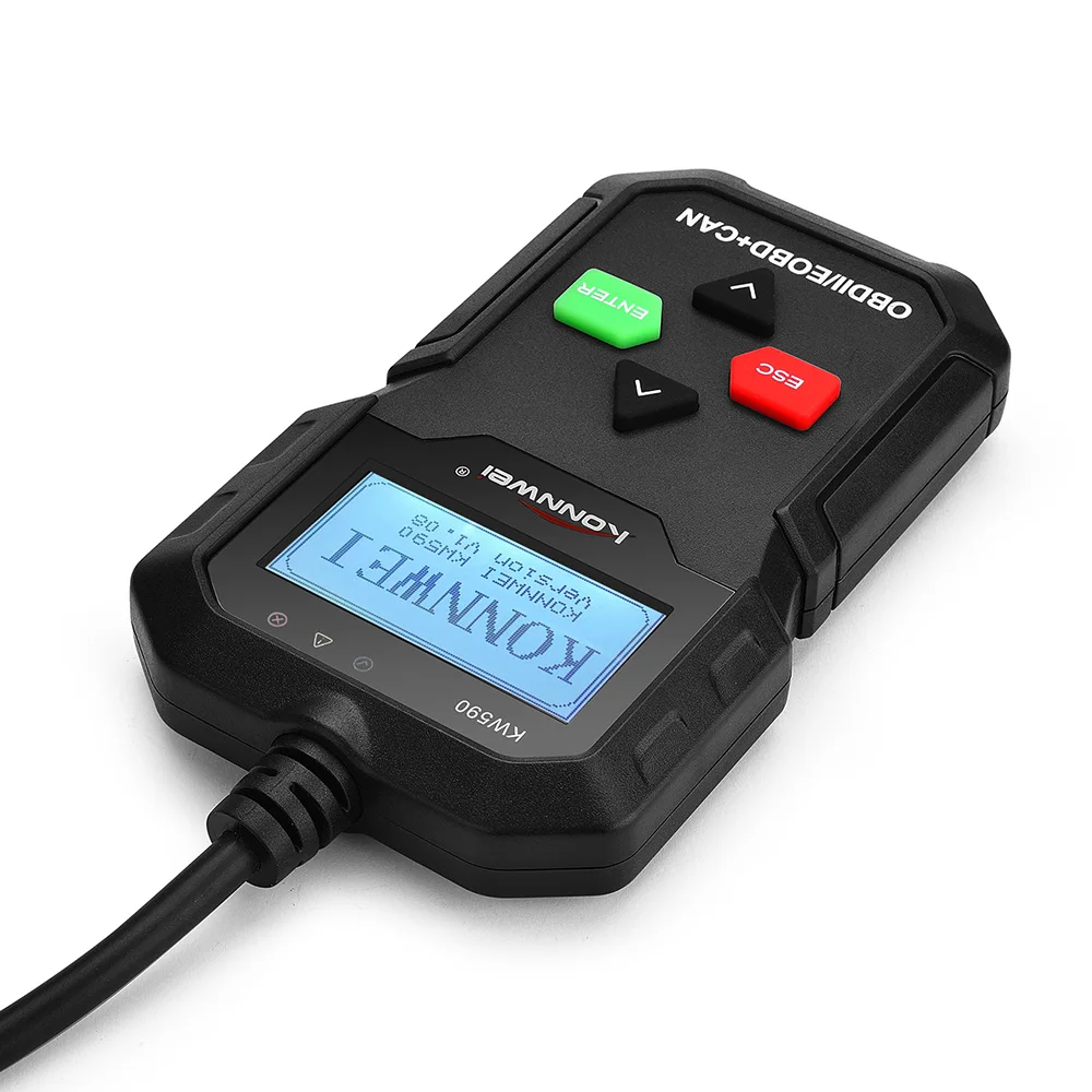 Vehemo OBD2 автомобильный диагностический сканер двигателя для KONNWEI KW590 автомобильный инструмент для чтения кода
