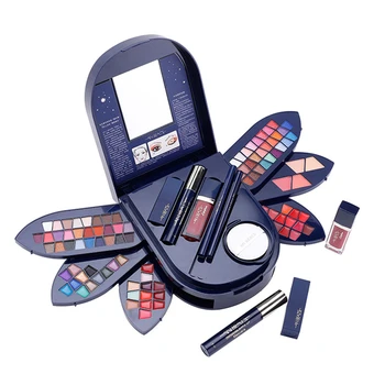 

Professional Cosmetics Kit Make Up Sets Matte Glitter Eye Shadow Palette Powder Lipstick Eyliner Blush Makeup Brush