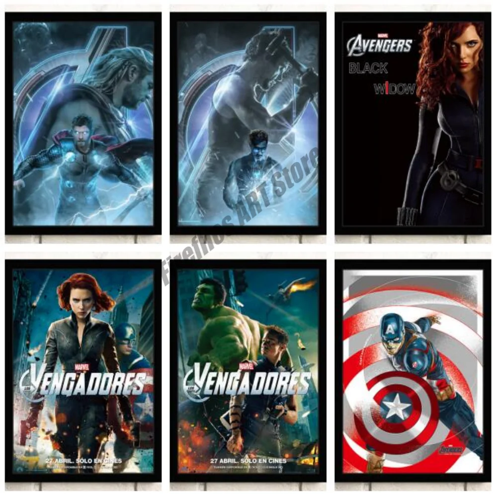 Marvel Canvas Painting Wall Art Avengers Infinity War Poster E Stampe Nordic Room Decoration Pictures For Living Home Decor