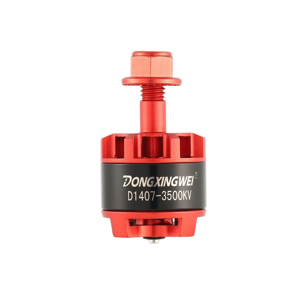 4 шт. DXW D1407 3500KV 2-3S CW/CCW 5 мм бесщеточный двигатель для RC гоночный Дрон, Мультикоптер Квадрокоптер 4045/5030 пропеллер