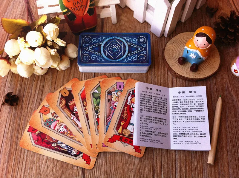 Студенческие карты Таро стол Тур Пасьянс Таро divination карты Классический Таро - Цвет: Tarot 1
