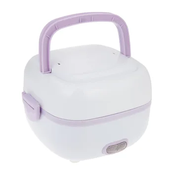 

1L Auto Mini Electric Rice Cooker Steamer Stainless Steel Nonstick Warmer Unch Box Set Lunch Containers Lunch Box Cooler