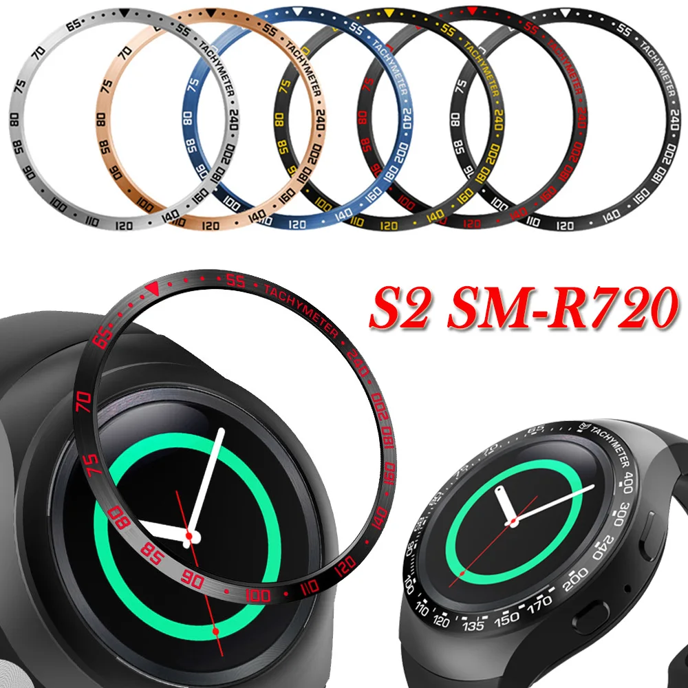 For Samsung Gear S2 SM R720 Watch Dial Bezel Ring Styling Case Adhesive ...