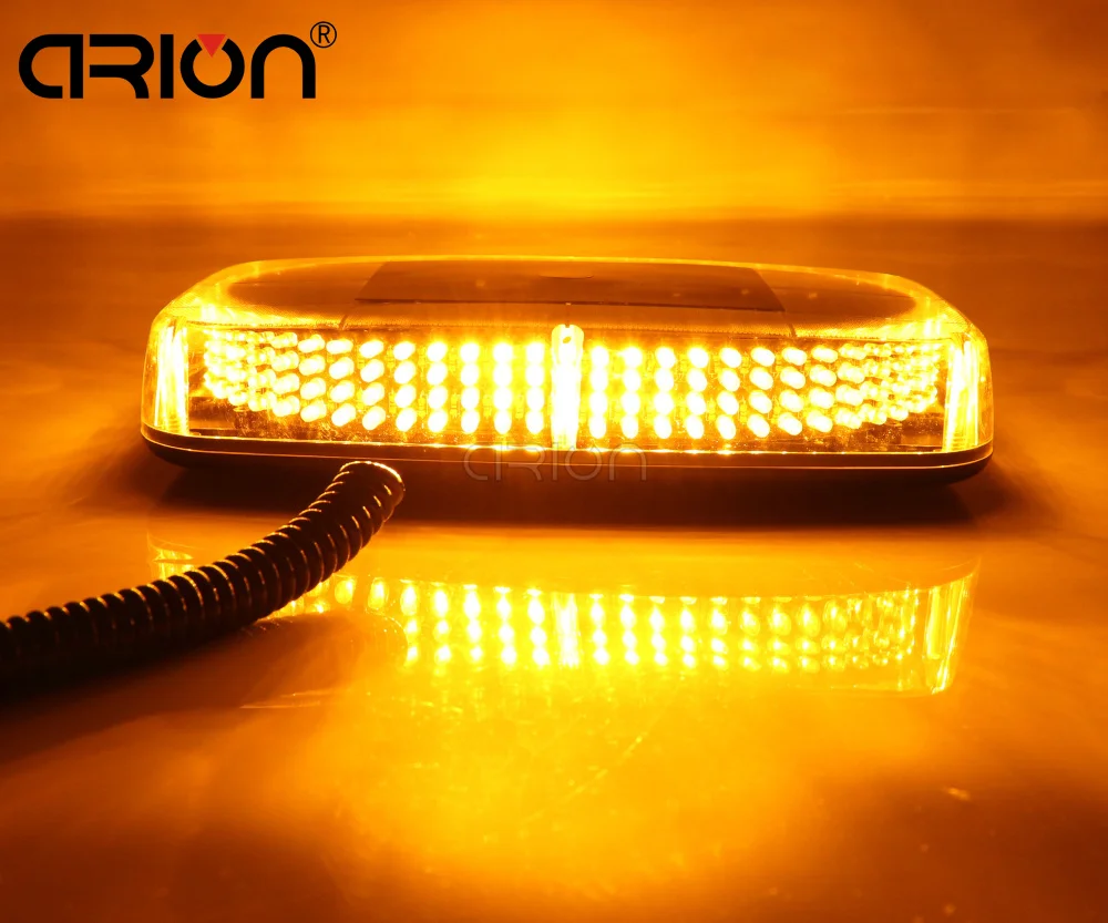 

Amber Yellow 240 LED Magnetic base Car Roof Flashing Strobe Emergency Light 240LED Police Beacons Warning Mini Lighting Lamp