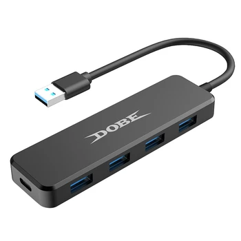 

DOBERMAN SECURITY for PS4 USB HUB 3.0 High Speed Splitter for Switch/ONE/360 4 Port Extension Splitter Converter