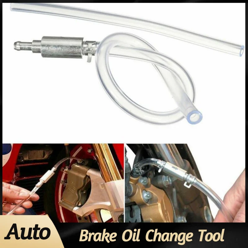 Herramienta de cambio de aceite y líquido de frenos de Moto, manguera de purga, embrague hidráulico, tubo de válvula de una vía, Kit de adaptador de repuesto