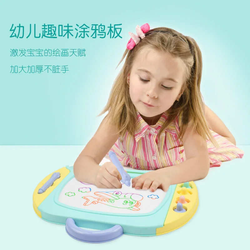 

Color Children Large Size Magnetic Drawing Board Baby Educational Toy Boy Early Education 1-3 Years Old Doodle Board WordPad 2